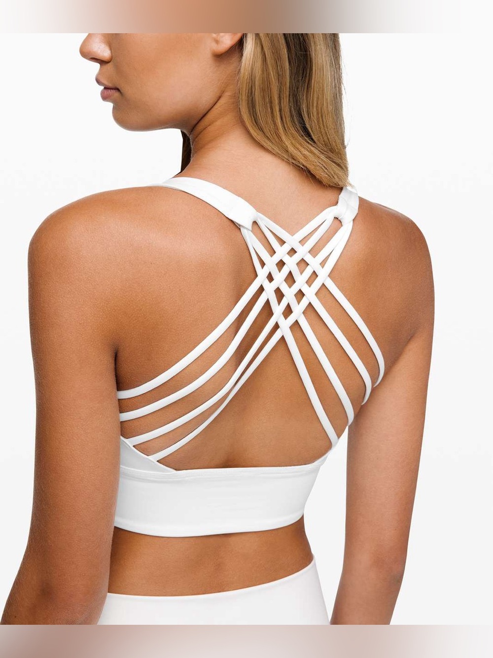 Lululemon Free to Be Wild Bra in white